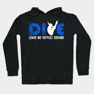 Vintage Dive Distressed Diving Springboard Diver Gift T-Shirt Hoodie